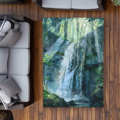 Sleeping Fall Outdoor Area Rug | Stylish Home Decor Solution