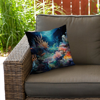 The Reef Purple Poly Twill Throw Pillow Insert | Home Decor