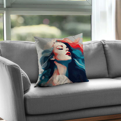 La beauté à l'état pur Coussin décoratif en sergé de polyester | Décoration intérieure