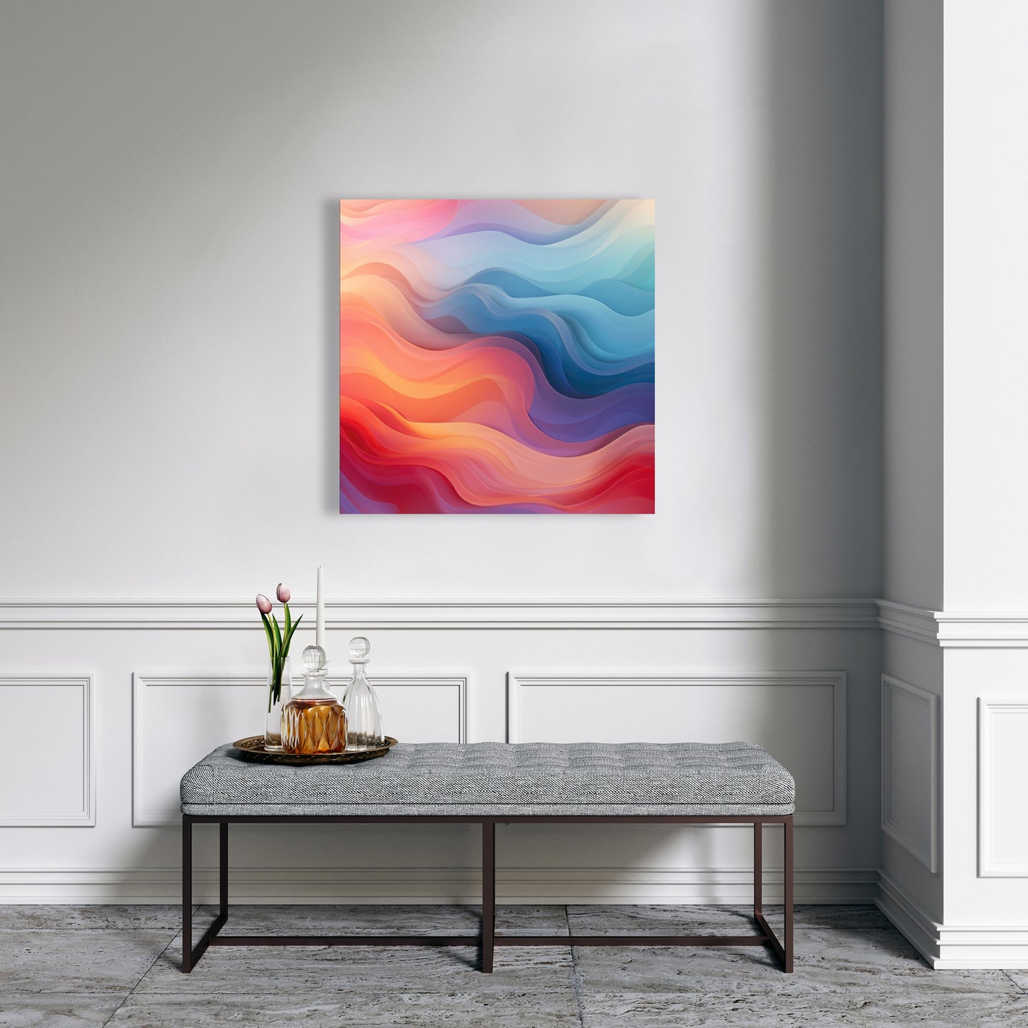 Sweet dreams - Blue Canvas for Stylish Home Decor