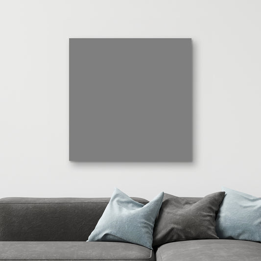 Middle grey - 32"x32" Canvas