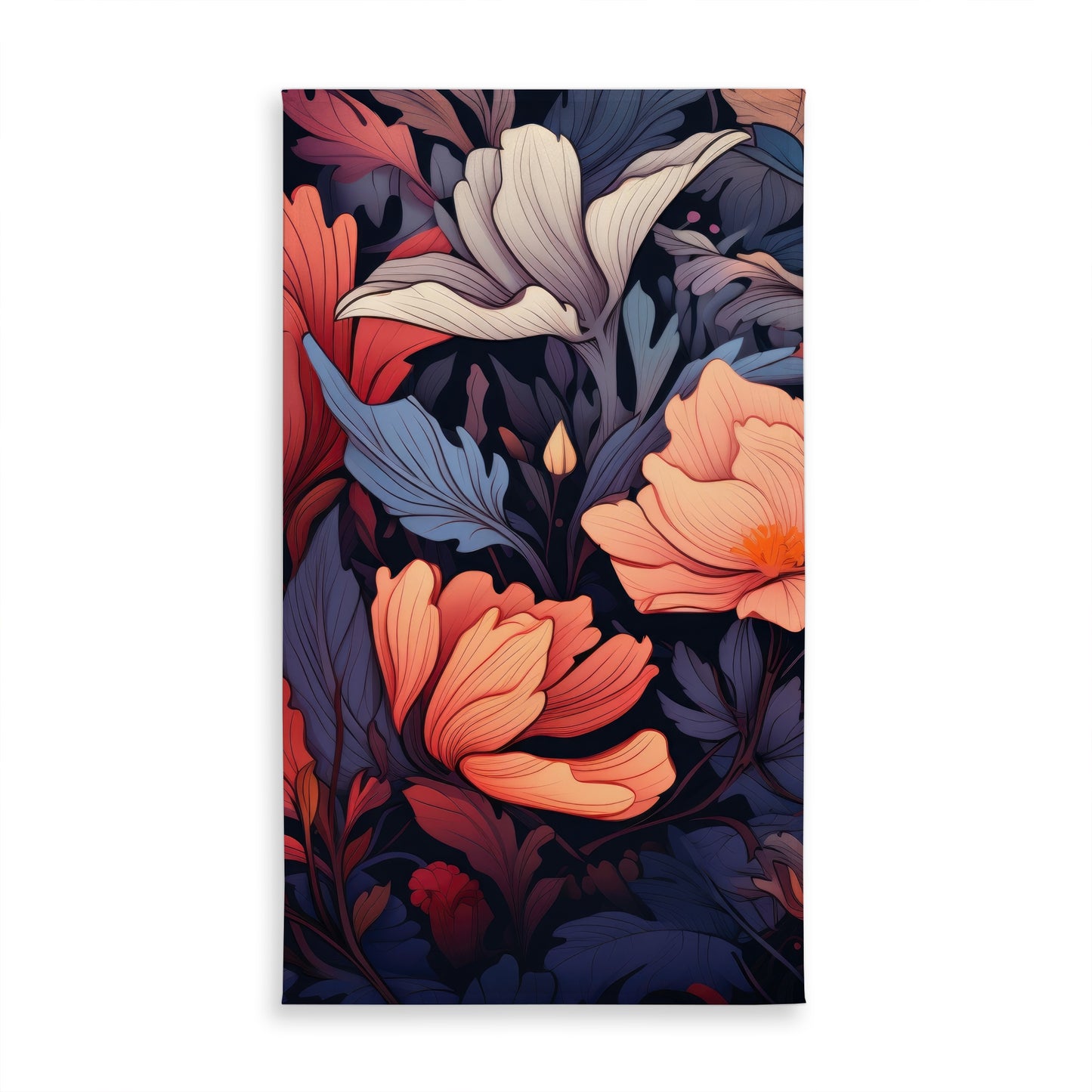 Blooming Uninterrupted - Orange Indoor/Outdoor Tablecloth