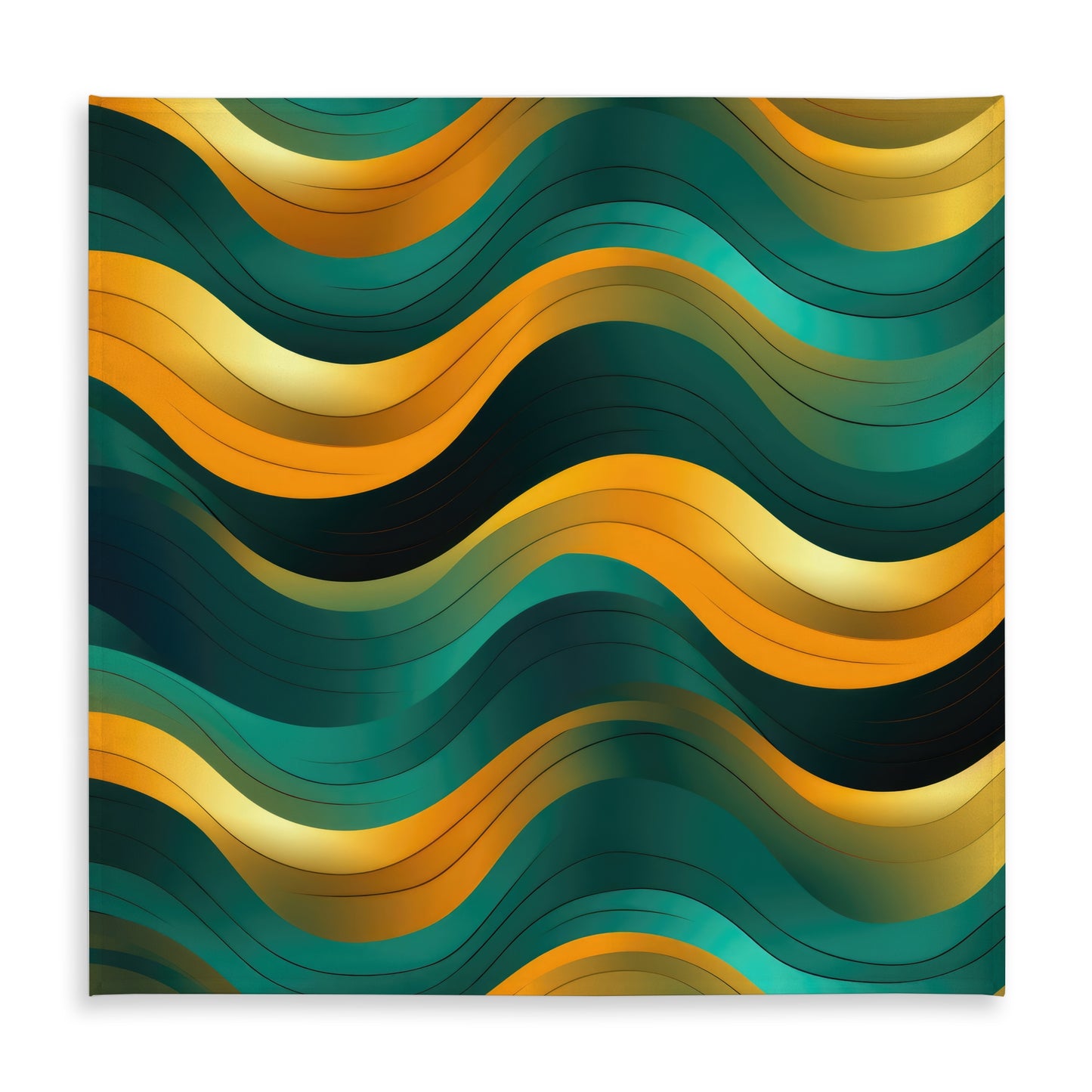 Voluptuous Orange Indoor/Outdoor Tablecloth for Home Decor