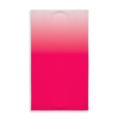 Delicate Magenta Gradient Tablecloth | Pink Indoor Outdoor Decor