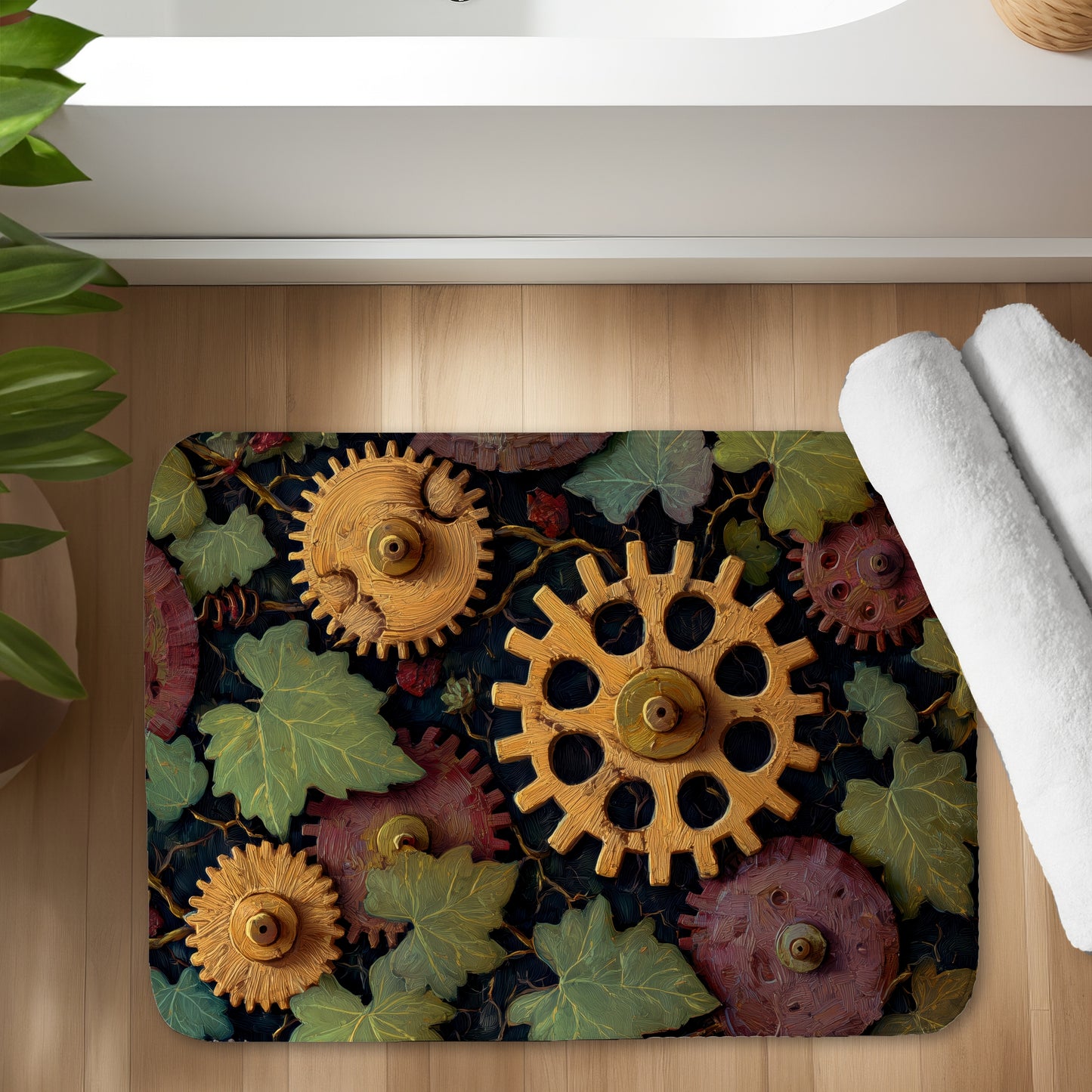 Nature punk Bath Mat | Stylish Home Decor for Every Bathroom