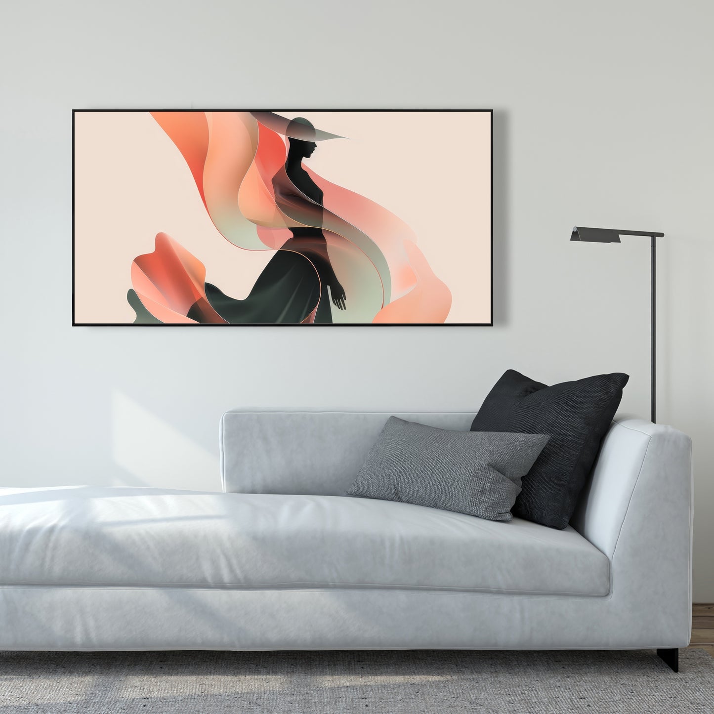 Elegance - Pink Framed Canvas Art for Home Decor | Stylish Decor