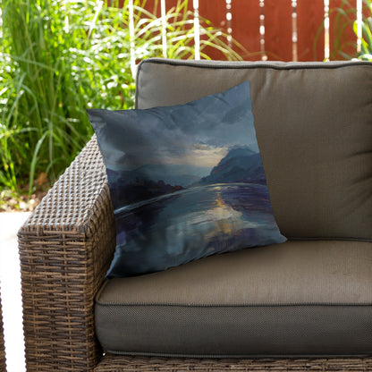 Obscure Yellow Poly Twill Throw Pillow Insert for Home Decor