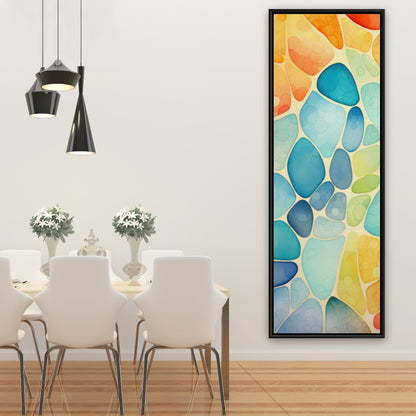 Blobs - 36"x36" Framed canvas