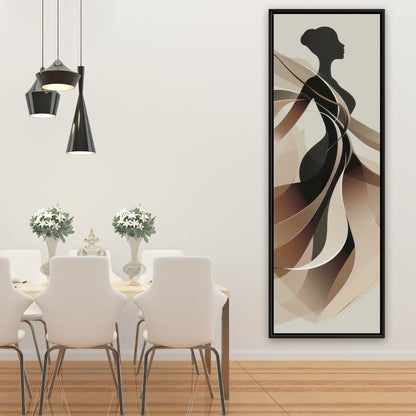 Classy silhouette - 36"x36" Framed canvas