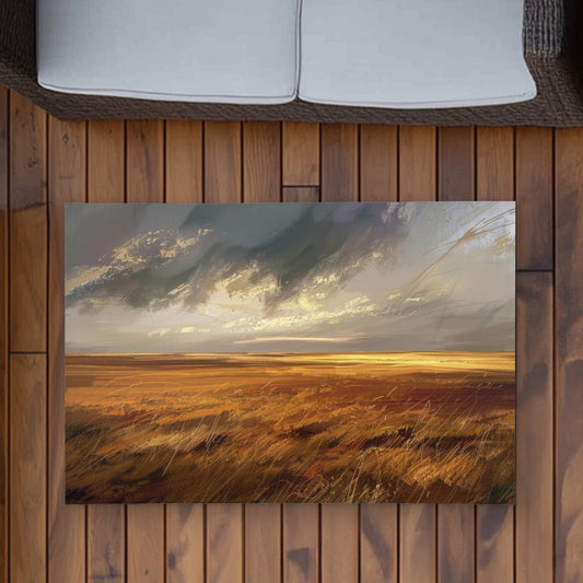 Before the storm - Brown Outdoor Area Rug for Home Decor