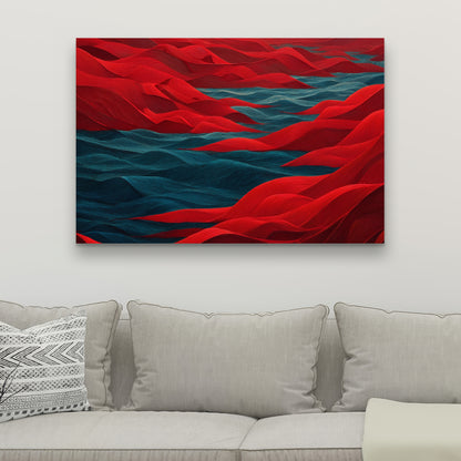 Red Sea - Red Canvas Art for Stunning Home Decor