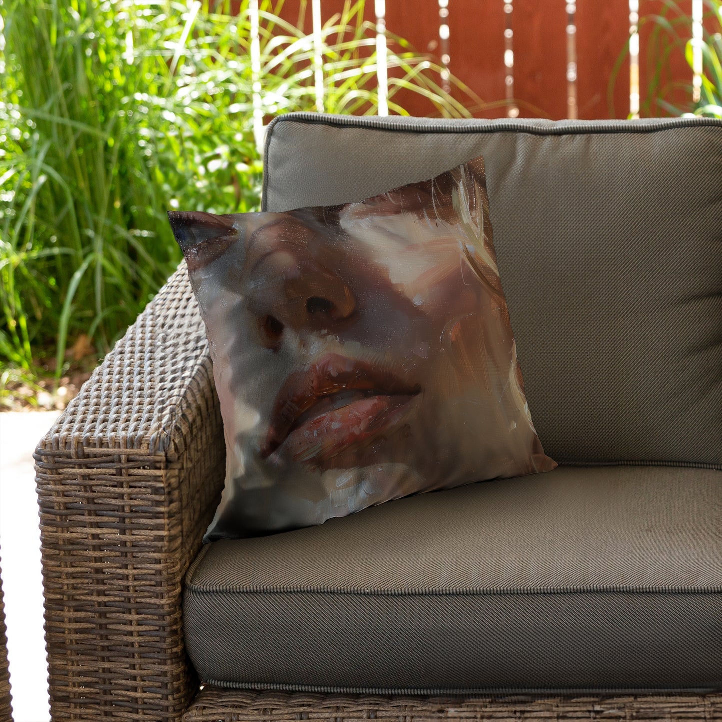 Pulp Beige Poly Twill Throw Pillow Insert for Home Decor