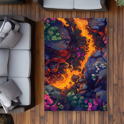 Tapis d'extérieur Hot River | Accent de décoration élégant