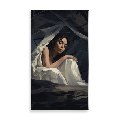 Cocooned Gray Indoor Outdoor Tablecloth | Decor Essentials