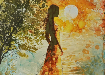 Peaceful Sun Green Indoor Outdoor Door Mat | Home Decor