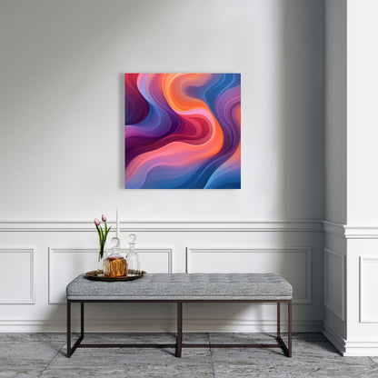 Purple Haze - Blue Canvas Art for Stunning Home Decor