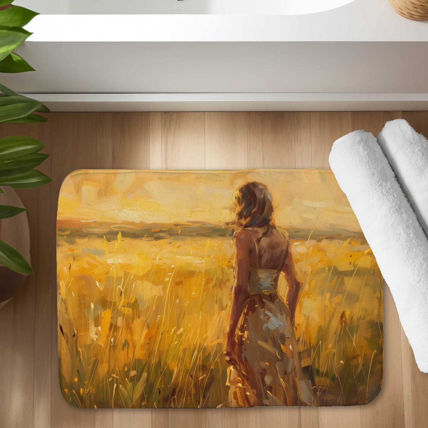 Exploring Bath Mat | Stylish Home Decor Rug for Bathroom