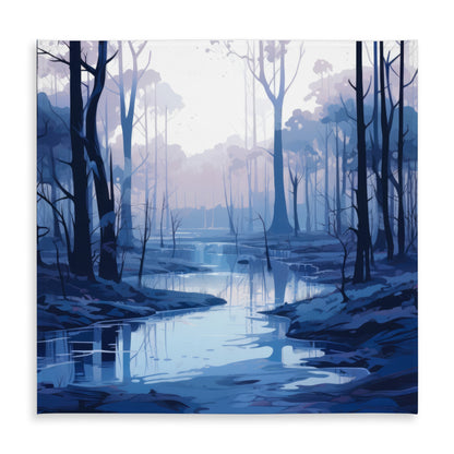 Cold and Muddy Gray Indoor Outdoor Tablecloth for Home Decor