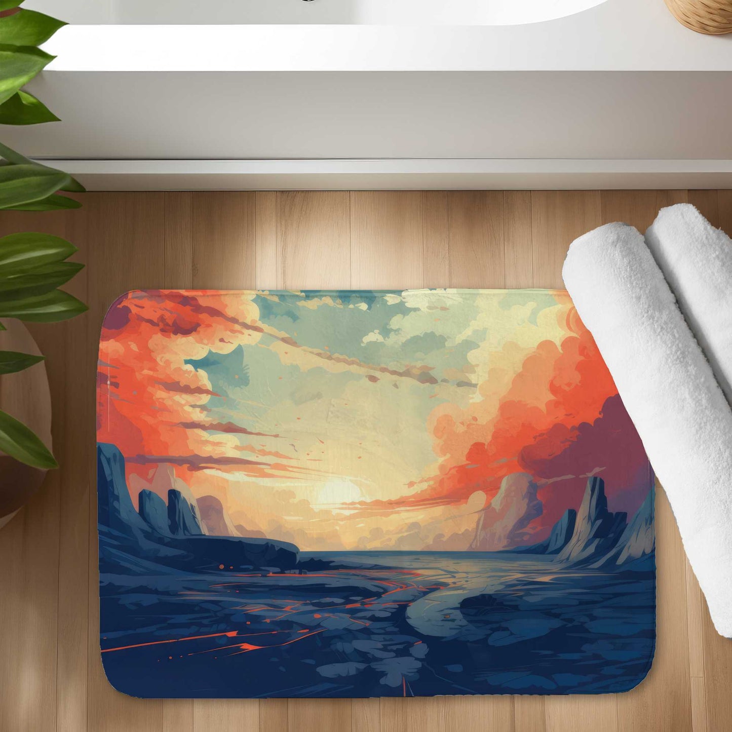 Enfin Tapis de Bain Clair | Tapis Décoratif Doux et Élégant