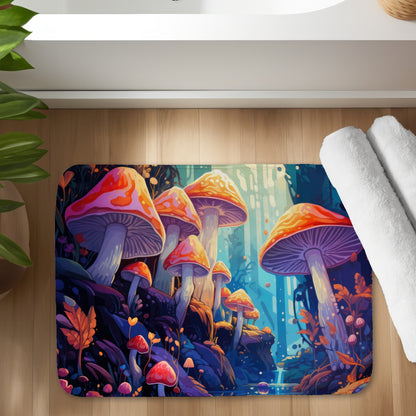Take a look at that Blue Bath Mat for Home Decor | Soft & Stylish