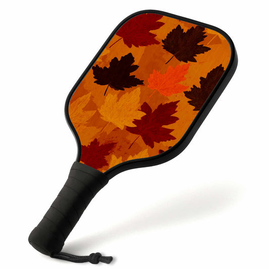 Autumn Glow Leaves Casual Pickleball Paddle Set | Sport Gear
