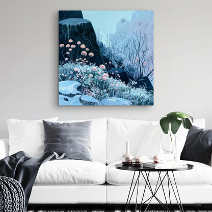 Annual freeze - Beige Canvas for Elegant Home Decor