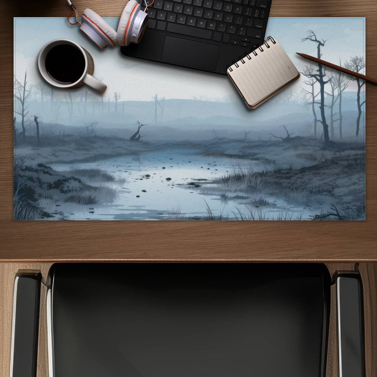 Swampy lands - Desk mat - Print on demand