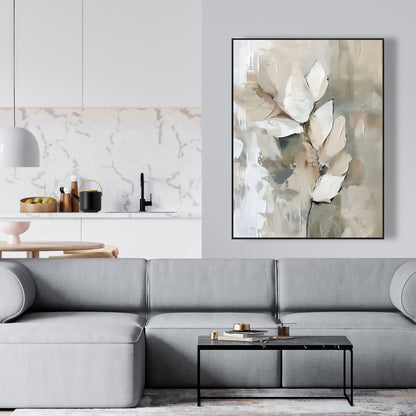 Leaf - 24"x24" Framed canvas