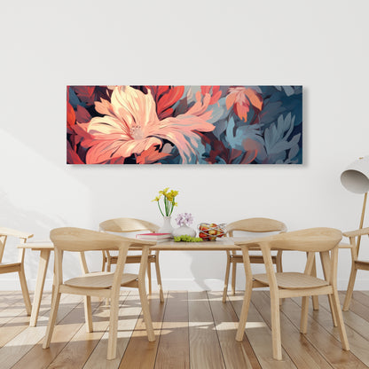 Silent charm - Turquoise Canvas Art for Home Decor