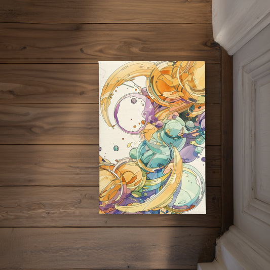 Plan Purple Indoor Outdoor Door Mat - Stylish Home Decor