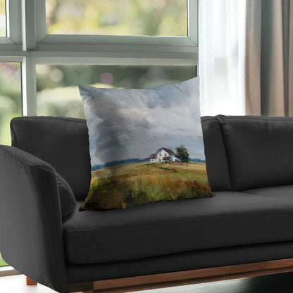 Marsh Poly Twill Throw Pillow - Stylish Home Decor Accent
