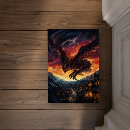 Back for Revenge Orange Indoor Outdoor Door Mat - Home Decor