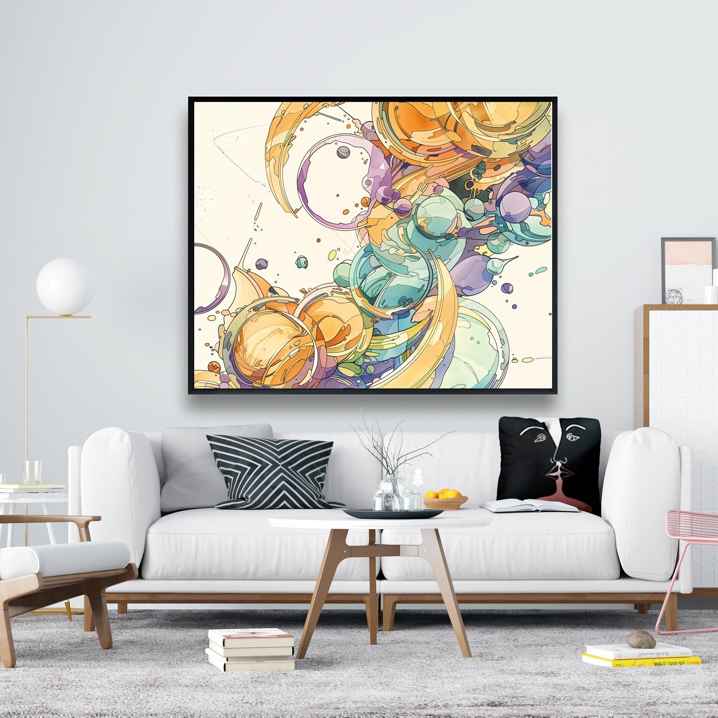 Plan - 24"x24" Framed canvas