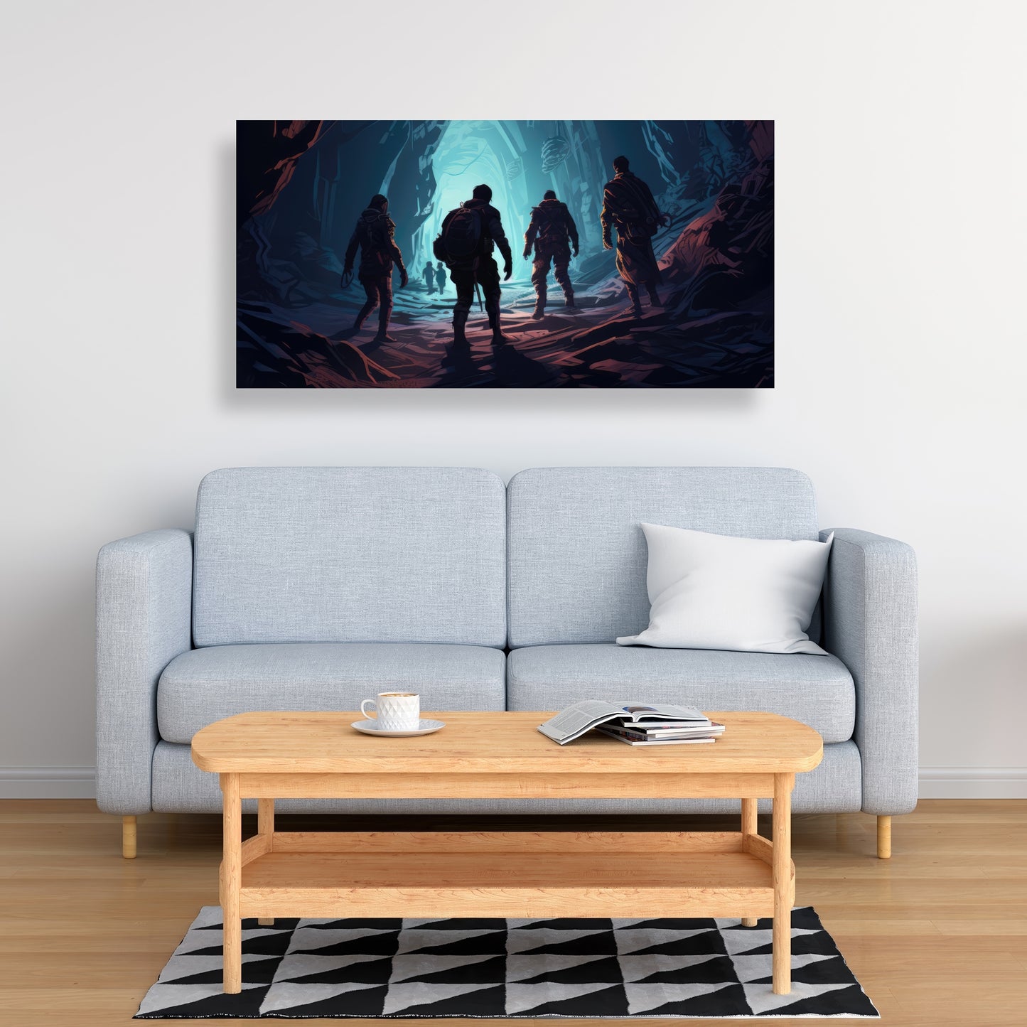 Secret Society - White Canvas for Elegant Home Decor