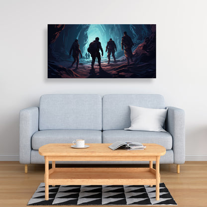 Secret Society - White Canvas for Elegant Home Decor