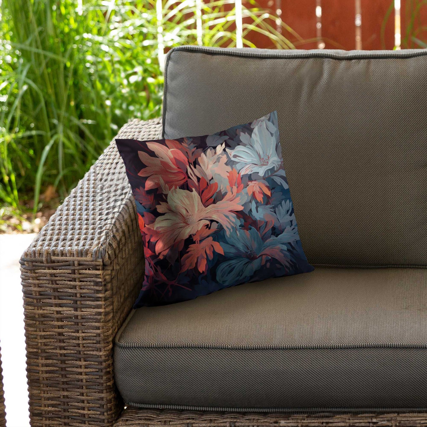 Silent Charm Poly Twill Throw Pillow - Stylish Home Decor