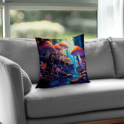 Regardez ça : un coussin décoratif en sergé de polyester pour la décoration intérieure.