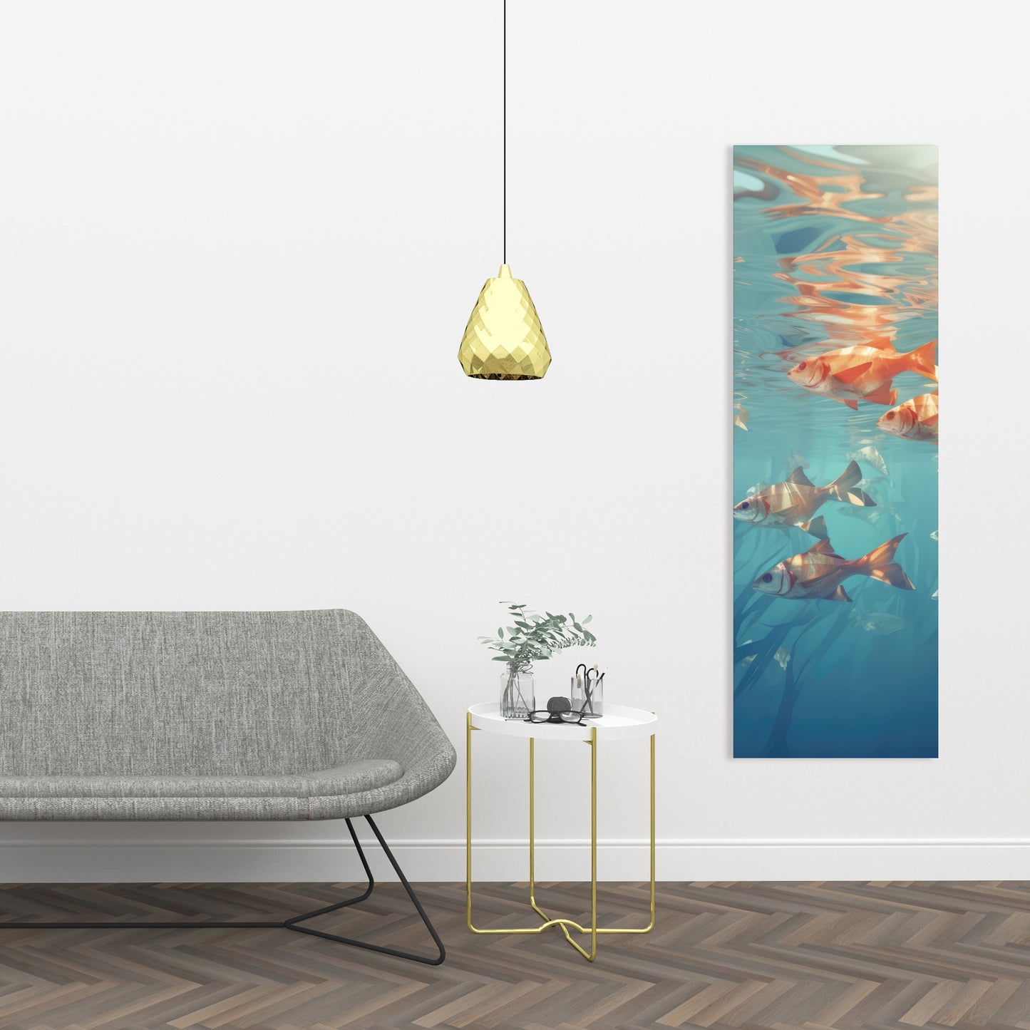 Surface tension - 32"x32" Canvas