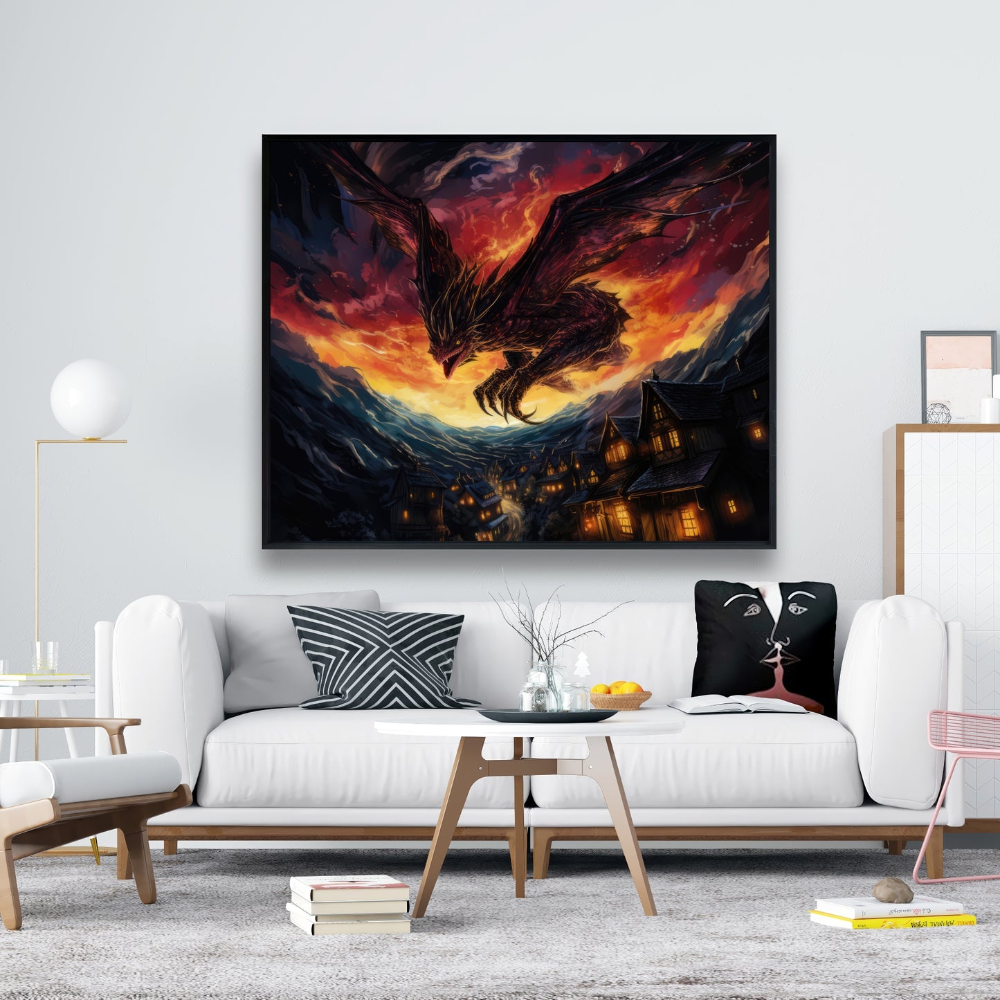 Back for revenge - Framed Canvas - Print on demand