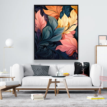 Pastel bloom - 36"x36" Framed canvas