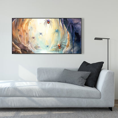 Dire - 36"x36" Framed canvas