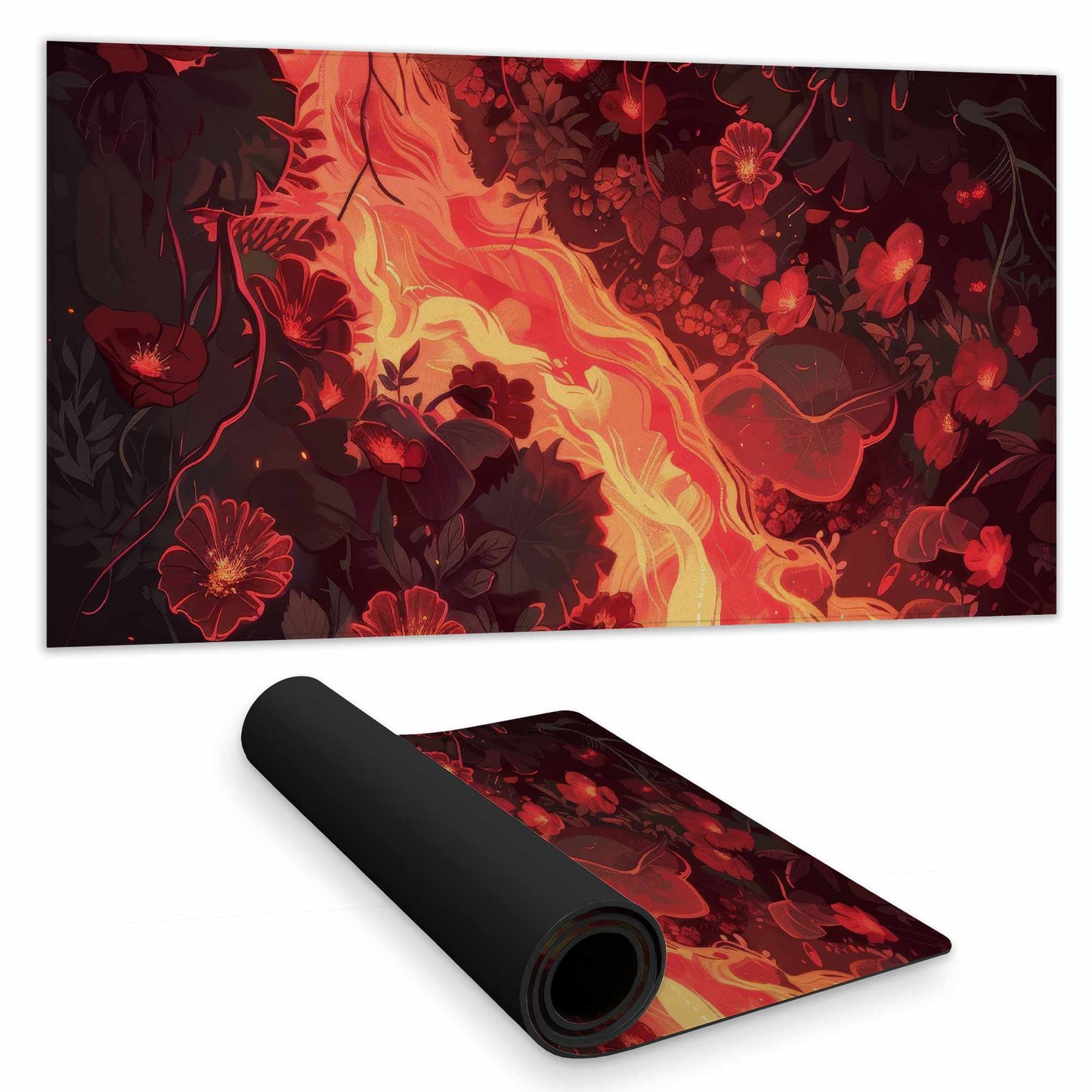 Seering Flowerbed Desk Mat - Stylish Home Decor Desk Pad