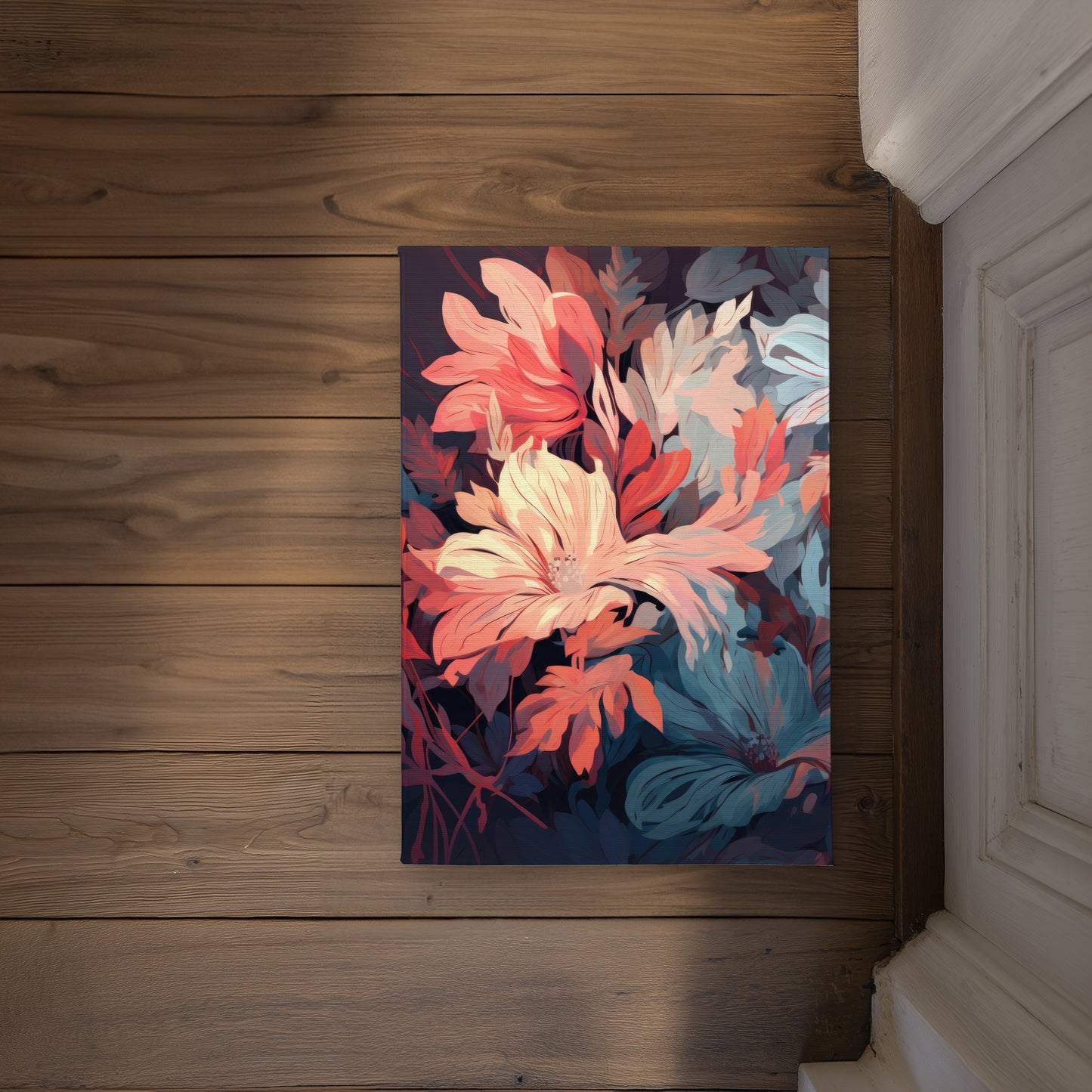 Silent Charm Turquoise Indoor Outdoor Door Mat | Home Decor