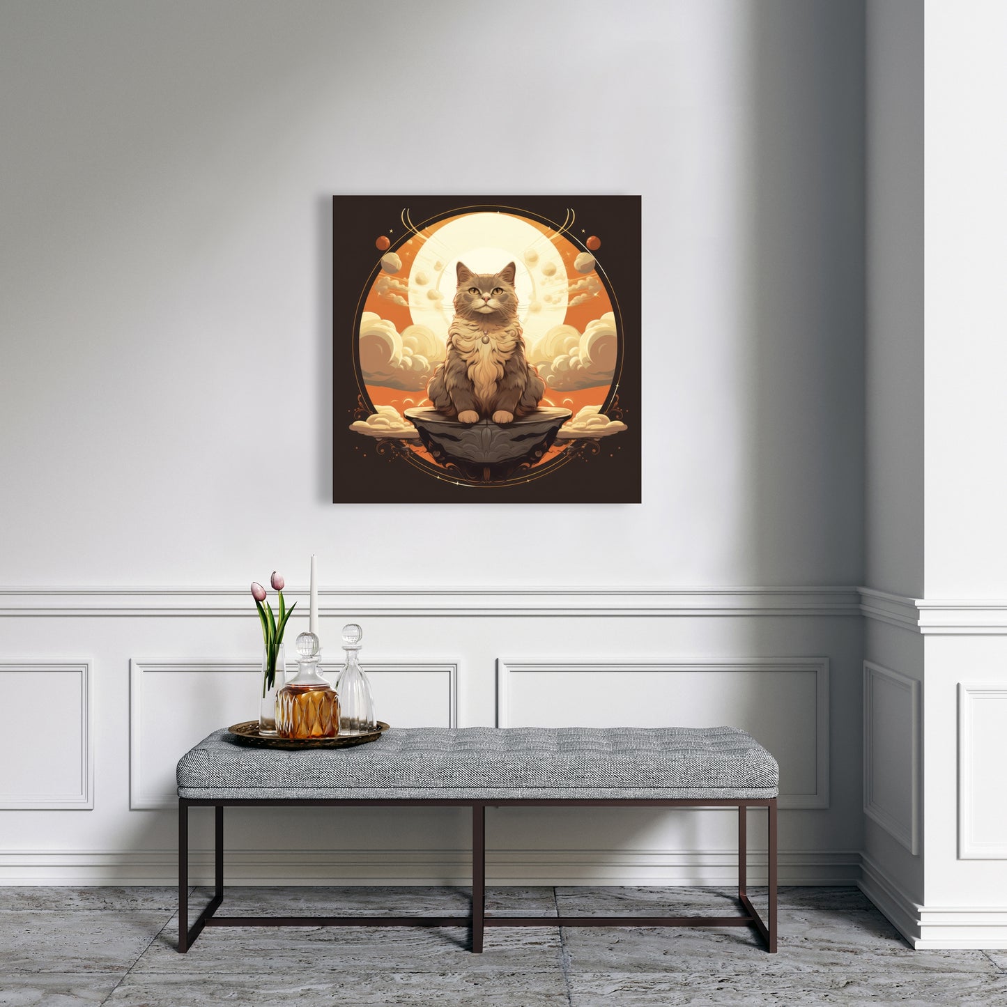 The overlord - 32"x32" Canvas