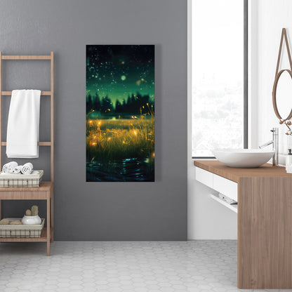 Light in the Dark - Black Canvas Wall Art for Home Decor