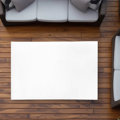 Tapis d'extérieur blanc pur | Solution élégante pour la décoration intérieure