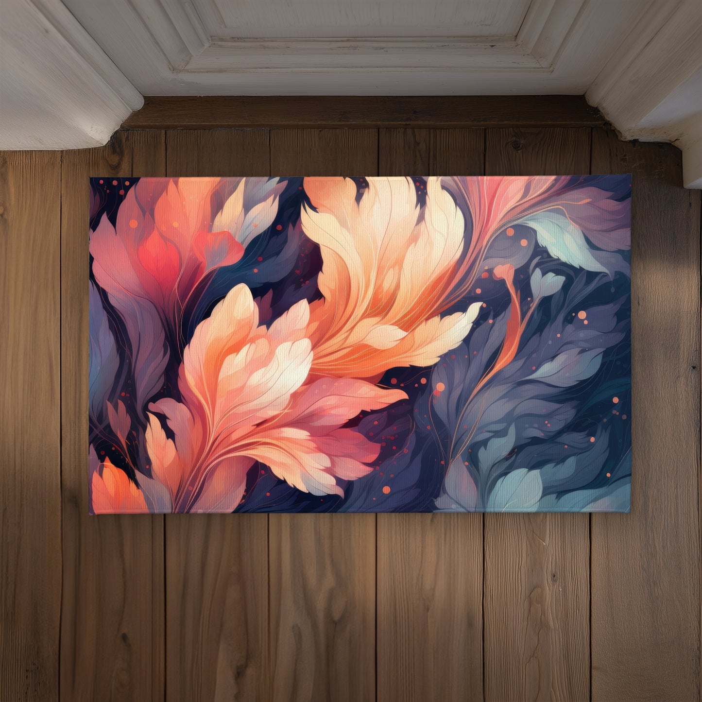 Tapis de porte intérieur/extérieur Ethereal – Tapis élégant pour la décoration intérieure
