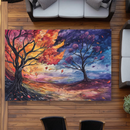 Before the storm Purple Outdoor Area Rug | Decor Essentials