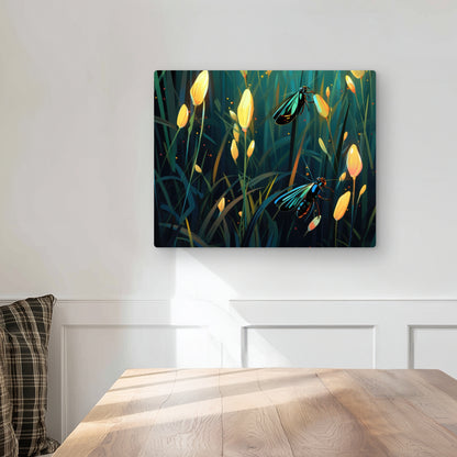 Appealing - Turquoise Metal Print for Home Decor Elegance