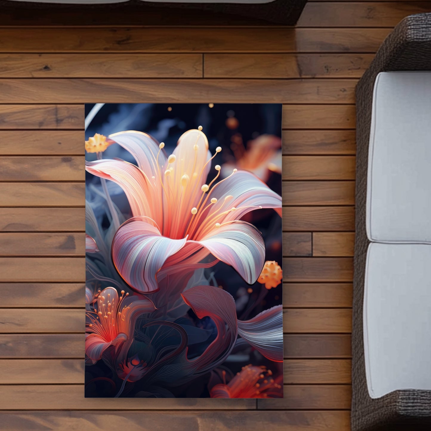 Tapis d'extérieur Astral Bloom - Accent décoratif élégant pour la maison